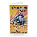 The Coronation Scott - 6 1/2 hour London.. - Greeting Card (Pack of 2) - 7x5 inch - Art247 - Standard Size - Pack Of 2