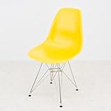 Eames サイドシェルチェアDSR(ダイニング・サイドチェア・ロッドワイヤーベース)イエロー