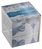 Umbra Ice 3-Picture Cube Frame, Clear