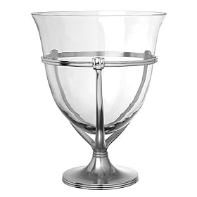 America Retold De Ville Antique Nickel and Glass Champagne Chiller by 