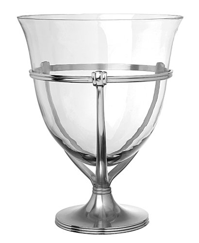 America Retold De Ville Antique Nickel and Glass Champagne Chiller