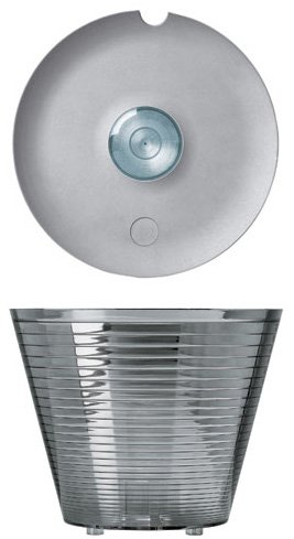 Apple iPod Charger & more: MultiPot Personal Electric Multisocket Charging Hub & LED Lamp: recharge your iPod, cell phone, blackberry, etc., all in one place. * Color is Chrome *