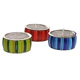 Broken Bangles and Metal Red Tealight 