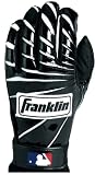 Franklin Sports 2618HGF6 MLB Digital X-Cite Sundance Batting Glove (Black/White, XX-Large)