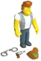 The Simpsons - 2001 - Playmates - Series 6 - Snake Action Figure - w/ Accessories - Intelli-Tronic Voice Activation - Out of Production - Limited Edition - Collectible