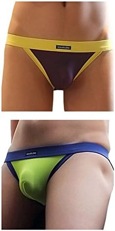 Kayizu sexy mens underwear low-waist briefs Size XL(2 Pack)
