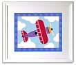 Trains, Planes & Trucks Framed Print by Olive Kids (PLANE)