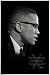Poster gerahmt: Malcolm X - Brotherhood (91 x 61cm)
