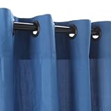 WeatherSmart Outdoor Curtain with Grommets - Coastal Blue - 54x84