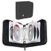Case Logic Nylon Expandable CD Binder Holds 24 CDs in Separate Sleeves, Color: Black