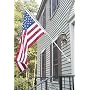 Top Flight Deluxe 6-Ft. Flagpole Set - White Baked Enamel Finish Model 6DFSET