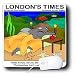 Londons Times Fish Fishing Deep Beneath Cartoons - Shark Begins His Day - Mouse Pads