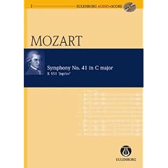 Sinfonie Nr. 41 C-Dur: "Jupiter". KV 551. Orchester. Studienpartitur + CD. (Eulenburg Audio+Score)