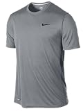 Nike Grey Mens NikeFIT Dry Lightweight Training Short Sleeve Shirt