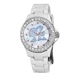 Armitron Women's 3500016 Crystal Accented Silver-Tone Barbie Themed Dial Dress Watch
