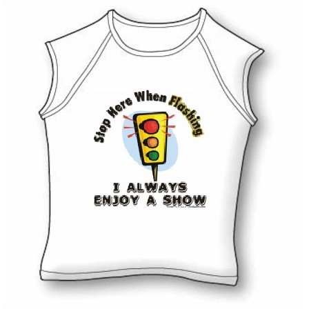 Stop When Flashing - Sexy and Flirt Women's Raglan Sleeve