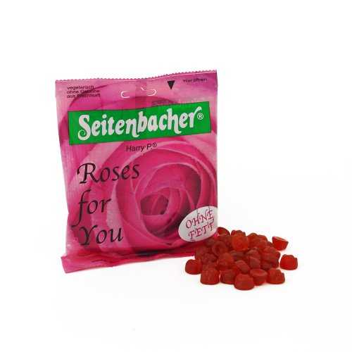 Seitenbacher Frucht-Hütchen Roses for You, 12er Pack (12 x 100 g Packung)