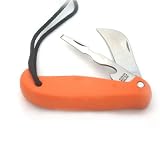 Review Made in Sheffield UK gie36CC/PID-2017 / Handyman's knife with orange plastic handle - Sheffield made