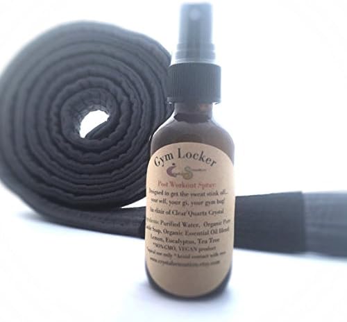 Gym Locker Body Spray, Sweat Deodorizing Personal Spray Post Workout / Hockey Bag Spray / Gym Bag Spray / Wrestling Mat Germs / BJJ Gi Spray