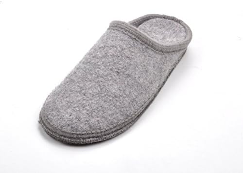 KAPMOZ Boiled Wool Unisex Slipper indoor slipper for Men house slipper footwear babouche for Women wool clog slipper for lady wool baboosh pantofle for wife Mule casual shoes comfy slipper for husband