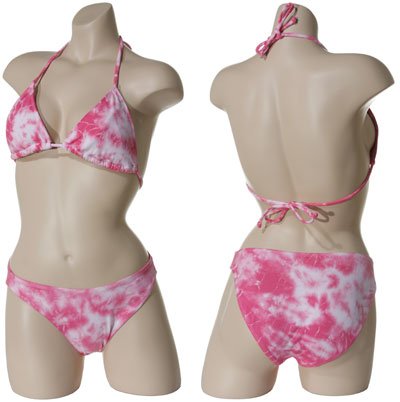 SABREE Tie Dye String Bikini (Pink)