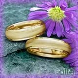 14K Women's 6MM Satin & Polished Wedding Band