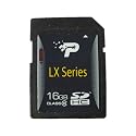 Patriot LX Series 16 GB Class 10 SDHC Flash Memory Card PSF16GSDHC10 (Black)
