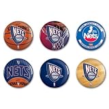 NEW JERSEY NETS 6 BUTTON SET