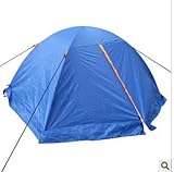 Double person double layers double aluminum pole tents double open the door with snow skirt and uv protection