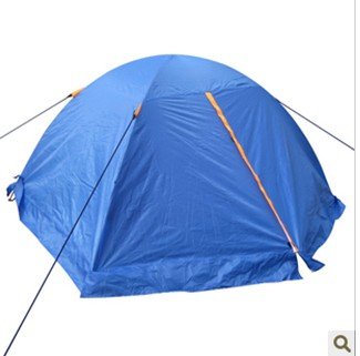 Double person double layers double aluminum pole tents double open the door with snow skirt and uv protection