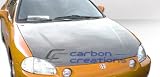 1993-1997 Honda Del Sol Carbon Creations Oem Hood