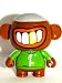 Mini Doll mp3/iPod/computer speaker sound blasting - MONKEY + FREE BONUS micro fiber cloth 6.5 X 5.5 - RANDOM COLOR