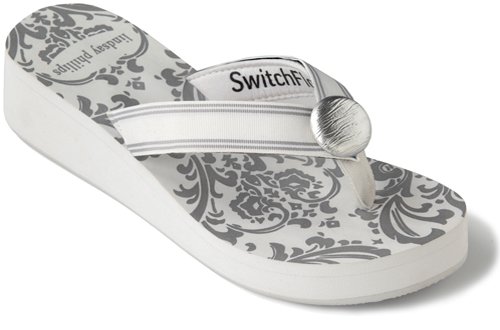 SwitchFlops TAYLOR WHITE WEDGE Switch Flip Flops