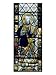 St. Andrew with Saltire Cross, British, 14th Century Art Giclee Poster Print, 18x24