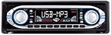 ITM CS MP 530 IR CD/ MP3 Autoradio mit RDS, USB-Anschluss, SD/MMC-Kartensteckplatz, Lenkradfernbediehung schwarz/ silber