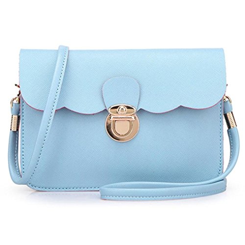 Ammazona Women's Leather Shoulder Bag Clutch Handbag Tote Purse Hobo Messenger
