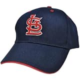 MLB Saint St Louis Cardinals 3D Baseball Hat Cap Navy Dark Blue Red Licensed