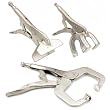 3 Locking Welding Clamps Metalsmith Holder Pliers Tools
