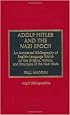 Adolf Hitler and the Nazi Epoch