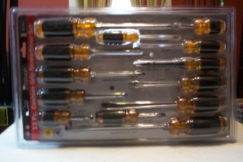 13 Piece Cushion Grip Screwdriver Set
