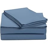 Pinzon 500-Thread-Count Pima Cotton Sheet Set - Full, Flint Blue