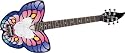 Daisy Rock Debutante Butterfly Short Scale Fantasy Electric Guitar
