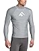 Kanu Surf Men's Long Sleeve Platinum UPF 50+ Rashguard, Grey, XX-Large