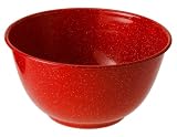 Red Graniteware Cereal Bowl, 6 Inch