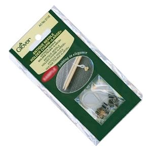 Clover Antique Needle Holder Charm Large