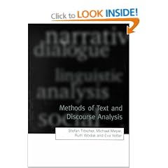 Methods of Text and Discourse Analysis: In Search of Meaning