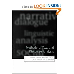 Methods of Text and Discourse Analysis