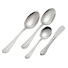 Gorham Melon Bud Frosted 4-Piece Stainless Steel Flatware Serving Set