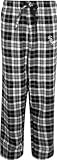 MLB Women's Chicago White Sox Harmony Flannel Pants (Black/Grey, X-Large)