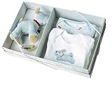 Baby Boy Rattle And Body Suits, Precious Puppy Deluxe Gift Set